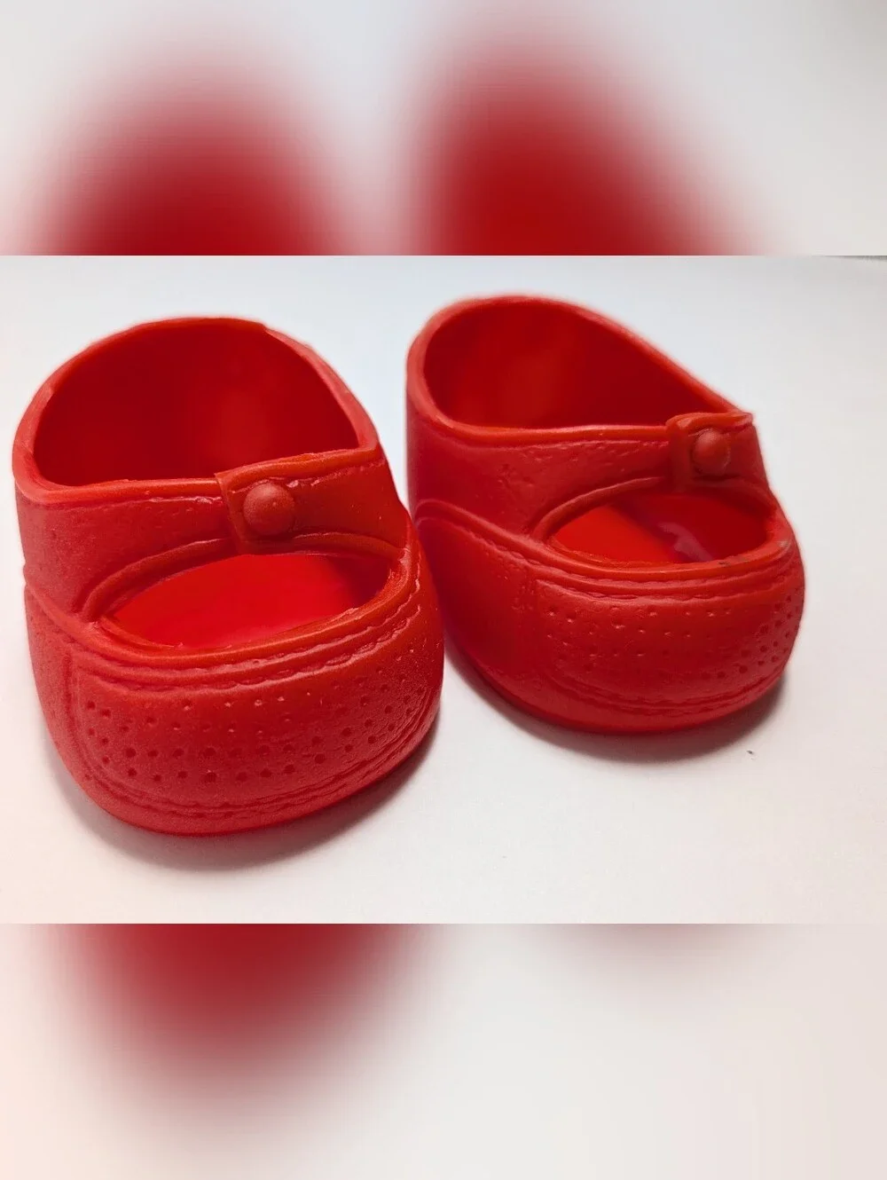 Vintage *Fit* Cabbage Patch Kids Doll/Clothes: Red Maryjane Shoes